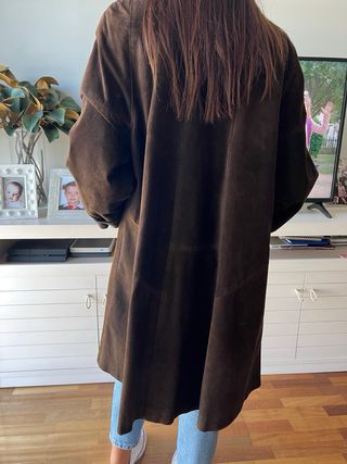 Abrigo ante marrón LUCAS