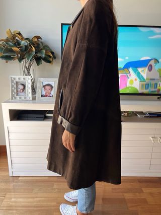 Abrigo ante marrón LUCAS