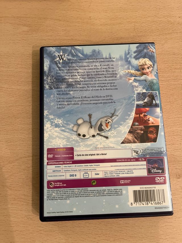 DVD Frozen - Reino del Hielo