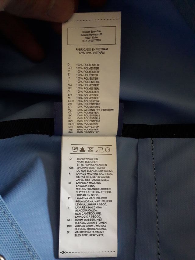 Bolsa de deporte Reebok Rockport