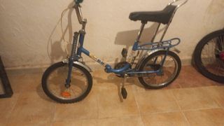 Bicicleta BH vintage azul