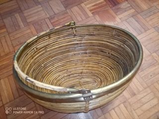 3 jardineras madera-metal marrones