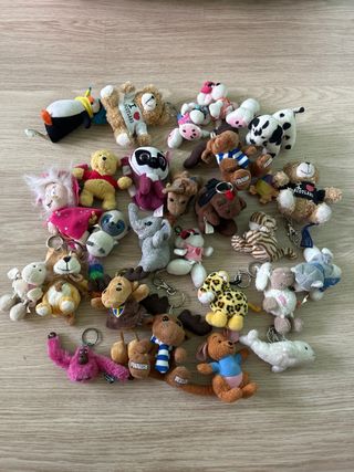 Llaveiros de Peluche - 28uds