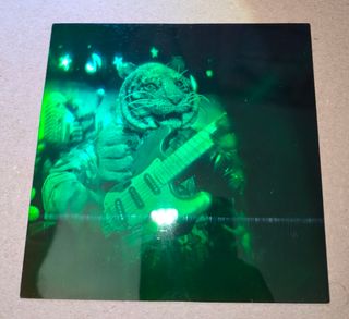 Holograma Tigre Guitarra - 12cm