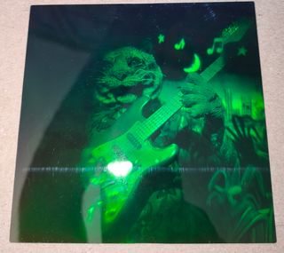 Holograma Tigre Guitarra - 12cm