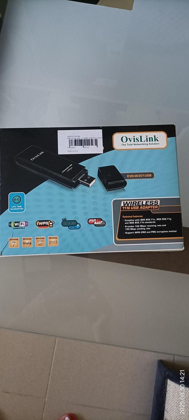 Adaptador USB WiFi OvisLink 150Mbps