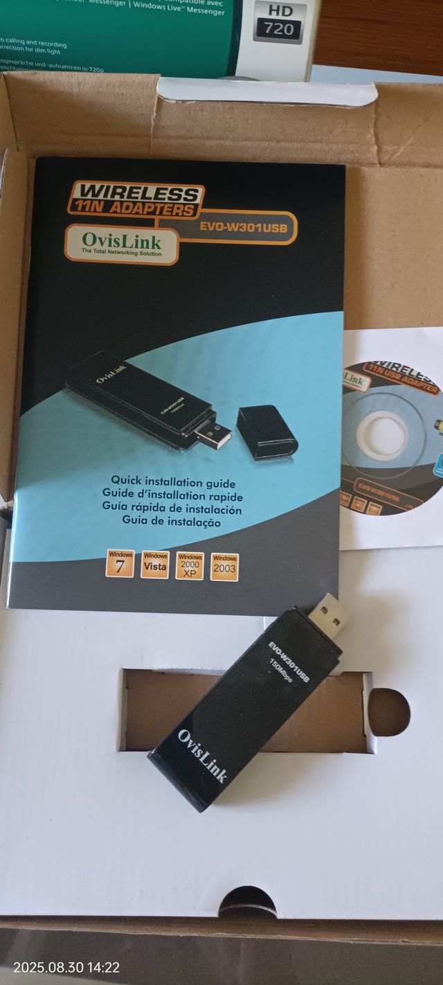 Adaptador USB WiFi OvisLink 150Mbps