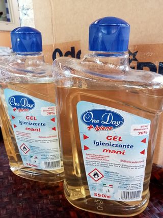 Gel igienizzante mani One Day - 2pz