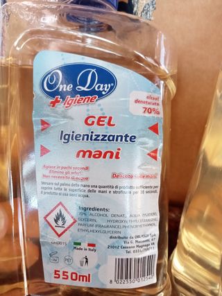 Gel igienizzante mani One Day - 2pz
