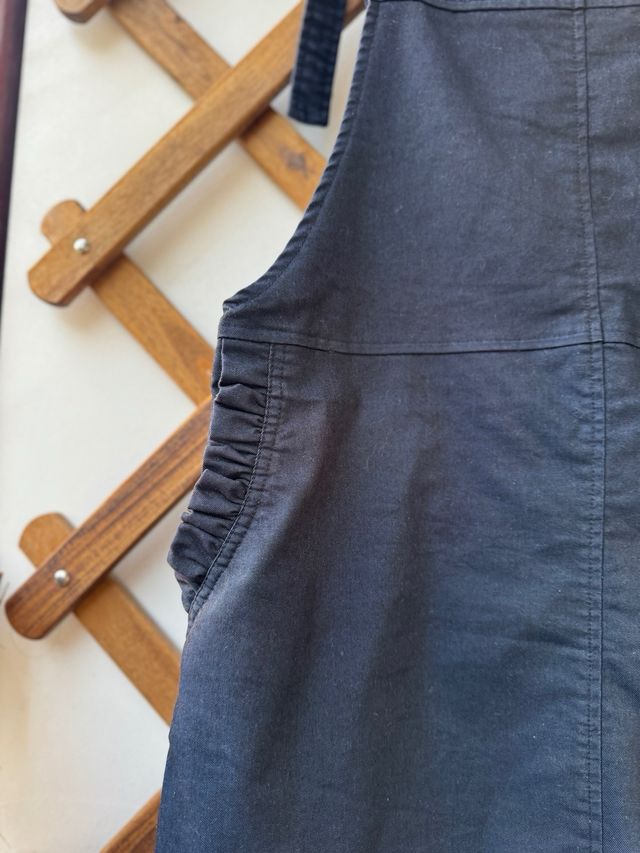 Vestido peto Mango azul marino