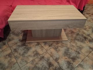 Mesa centro beige madera - Moderna