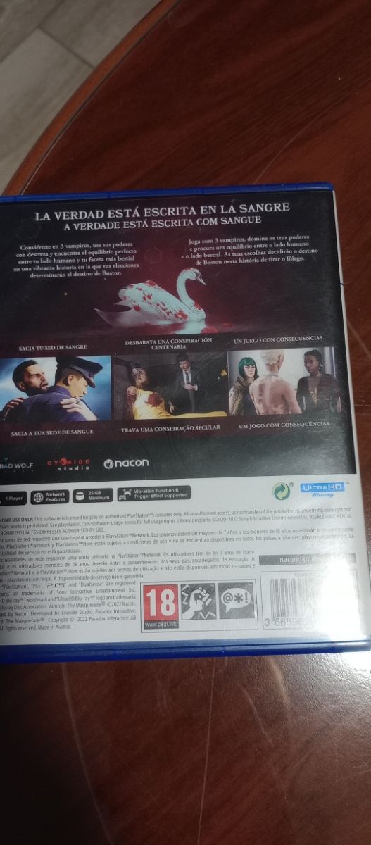 Vampire: The Masquerade Swansong PS5