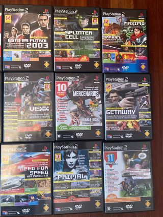 PS2 (PlayStation 2) - 18 demos