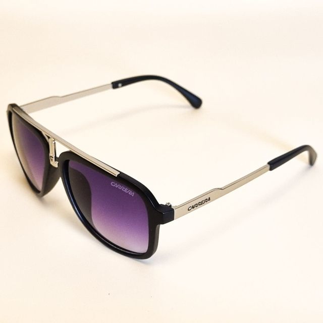 Gafas Carrera Estilo Aviador Negras Vintage