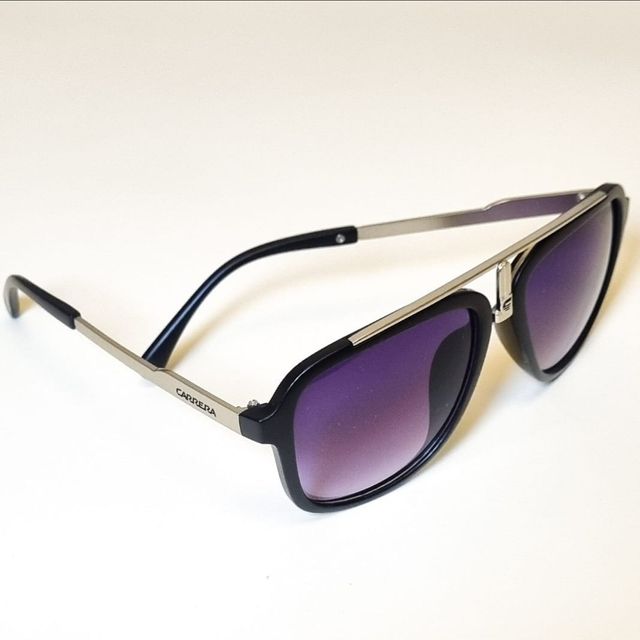 Gafas Carrera Estilo Aviador Negras Vintage