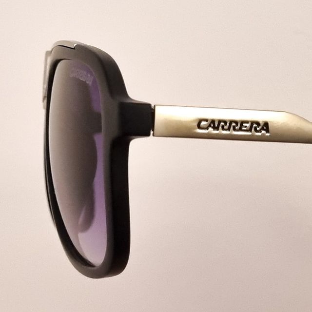 Gafas Carrera Estilo Aviador Negras Vintage