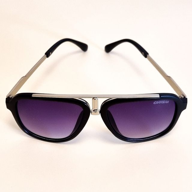 Gafas Carrera Estilo Aviador Negras Vintage