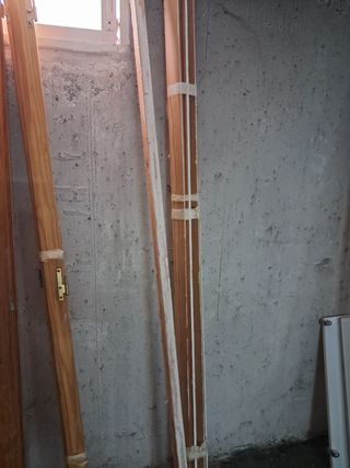 Puerta interior madera maciza