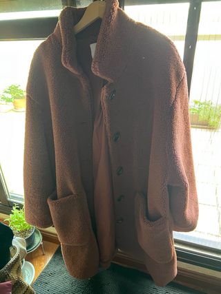 Abrigo marrón Couchel talla XL