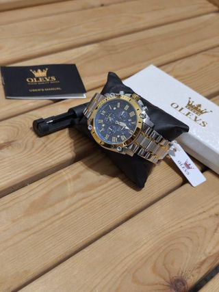 Reloj OLEVS dorado y plateado