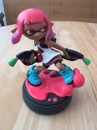 Amiibo Inkling Rosa Splatoon