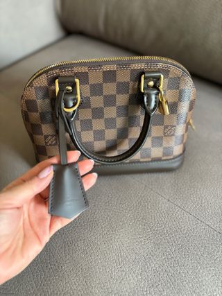 Bolso Alma BB Louis Vuitton Marrón