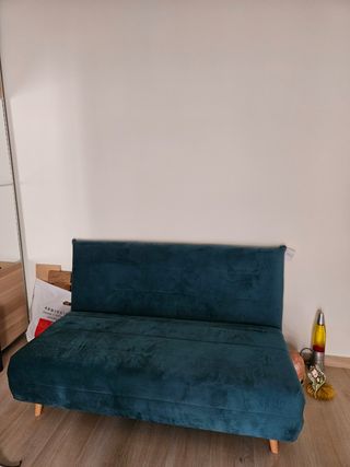 Divano letto velluto 