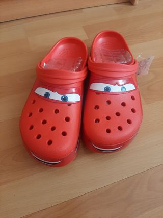 Zuecos Cars - Rojo