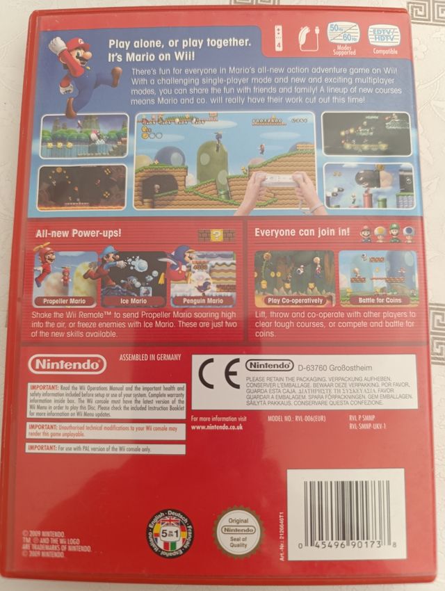 Novo Super Mario Bros. Wii - Nintendo