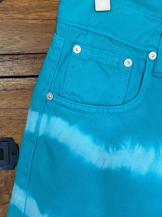 Bermudas Mango tie-dye turquesa
