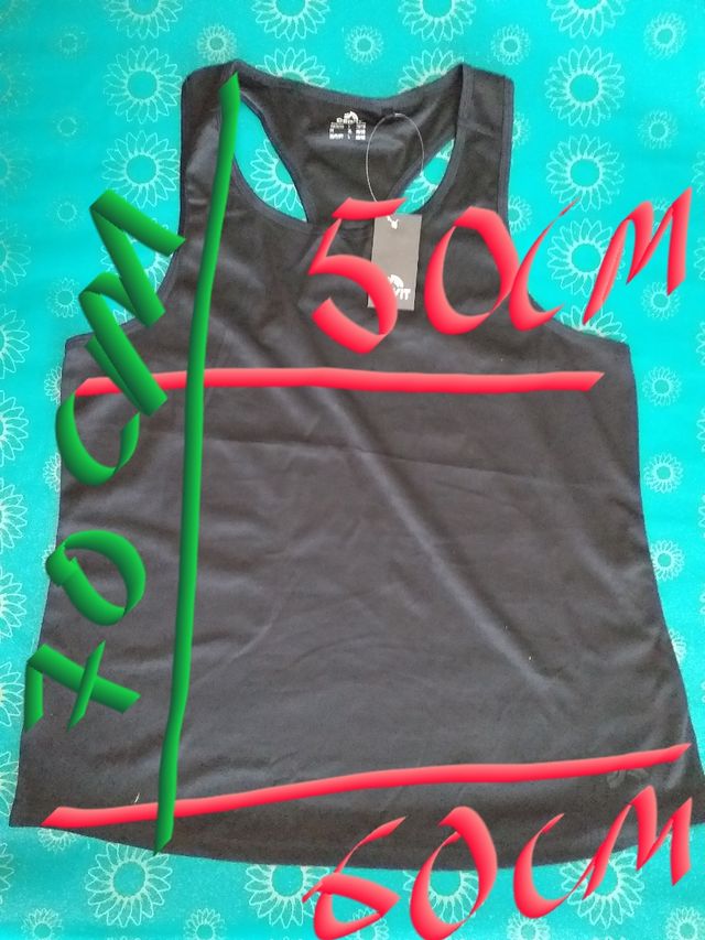 Camiseta deportiva Crivit negra - XL