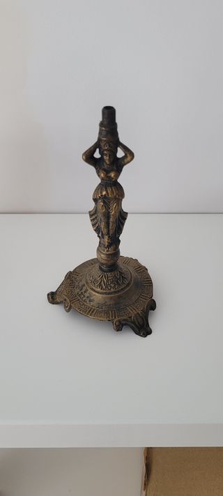 Soporte bronce lámpara - Decorativo