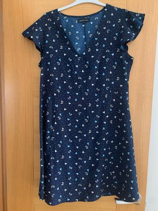 Vestido Amichi M - Azul estampado