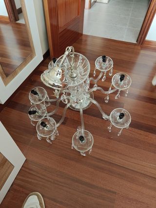 Araña Cristal 8 Luces