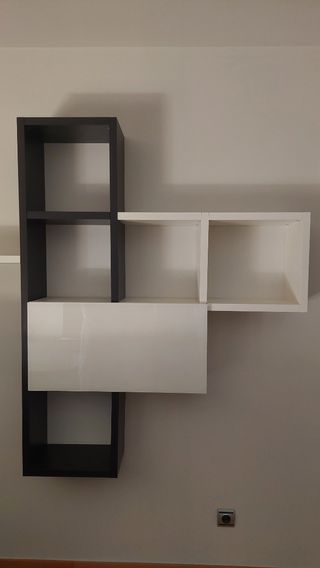 Conjunto muebles comedor. Tres modulos-mueble