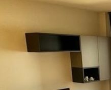 Conjunto muebles comedor. Tres modulos-mueble