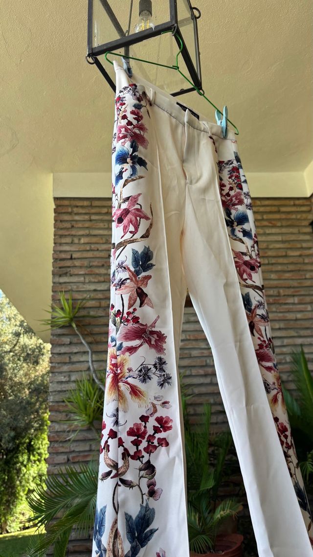 Pantalones Zara estampados flores