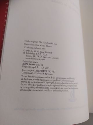 CUENTO DE LA CRIADA, EL (Spanish Edition)
