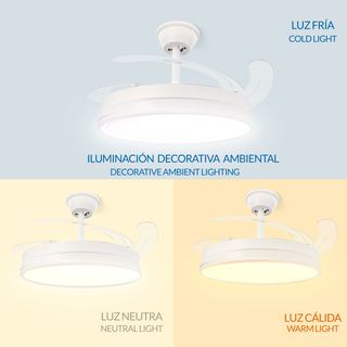3 Ventiladores Techo 3 Años de Garantía