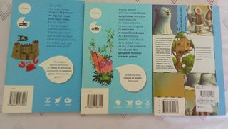 3 libros a partir de 7 años. Barco de Vapor. 
