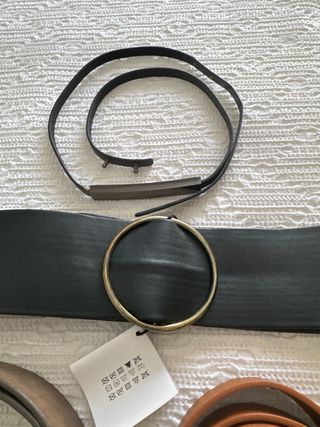 Lote 6 Cinturones - Marrón & Negro