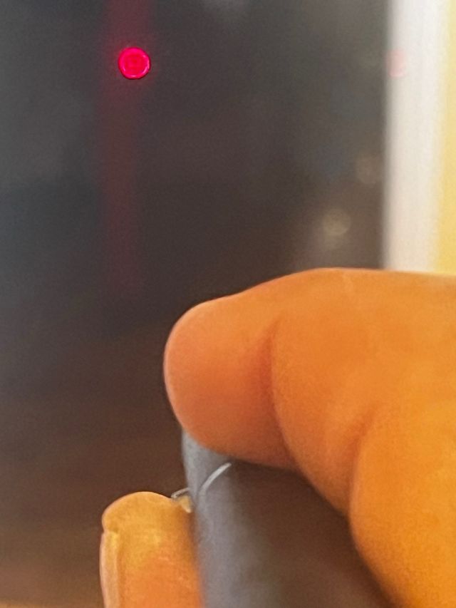 Puntero láser rojo - Pluma