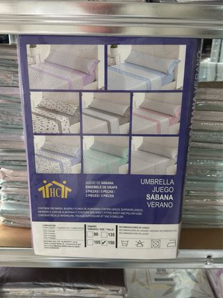 Juego de Sábanas Cama 150cm