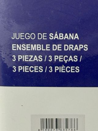 Juego de Sábanas Cama 150cm