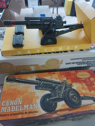 Cañón Madelman: Juguete Vintage