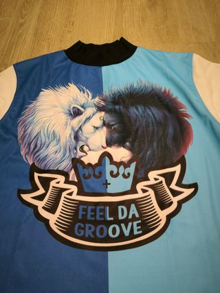 Sudadera con estampado de leones