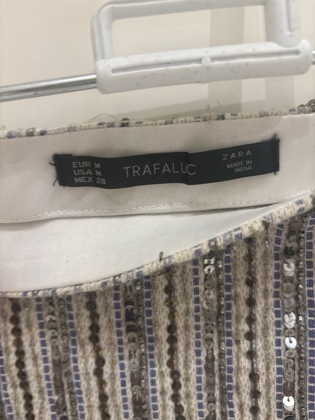 Falda Zara lentejuelas