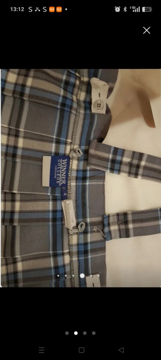 Falda escocesa pichi niña talla 4 tengo dos 618237