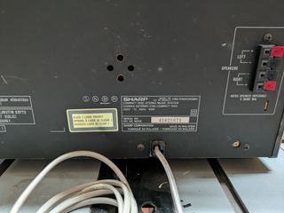 Centro musical Sharp stereo turntable +2 altavoces