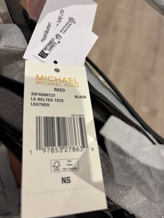 Bolso Michael Kors Reed negro precio original 395€